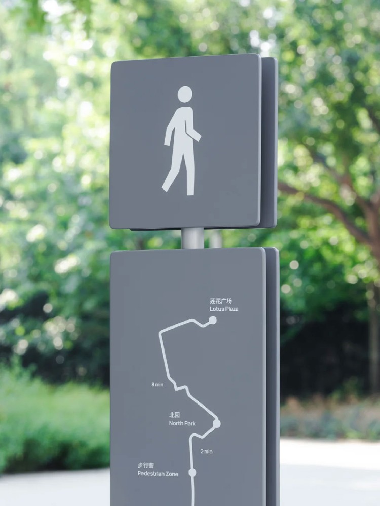 城市街区导视标识 城市街区导视标识